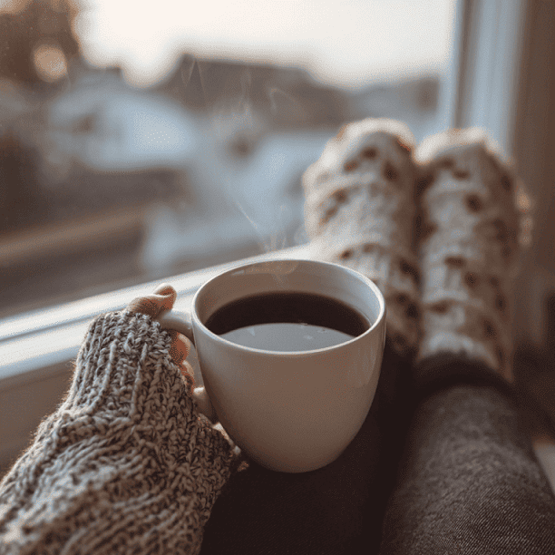 Organic Headcount Coffee brewed and in a cup