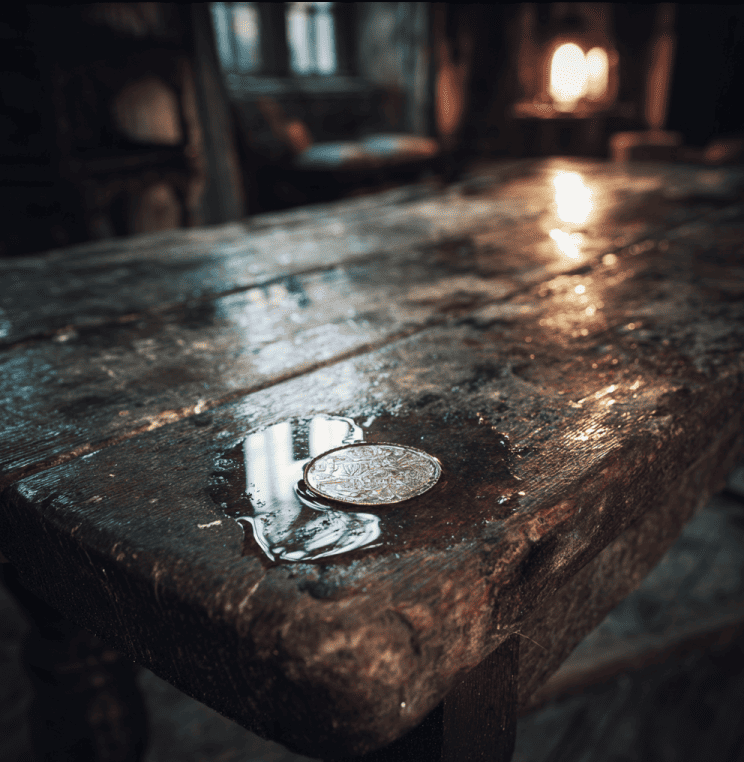 Zarahemla melting coin, a mysterious 1871 Iowa artifact that liquefied unexpectedly near moderate heat.