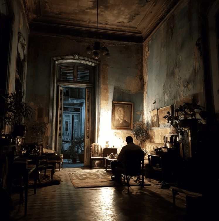 Diplomat in a Havana room experiencing sudden neurological symptoms associated with Havana Syndrome