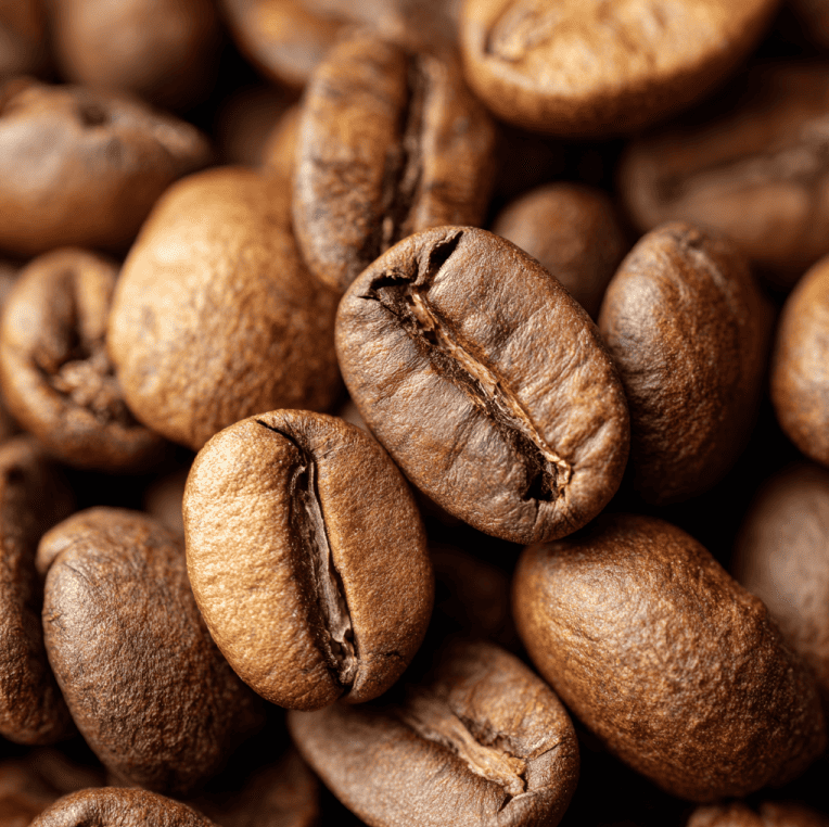 Light-roasted coffee beans