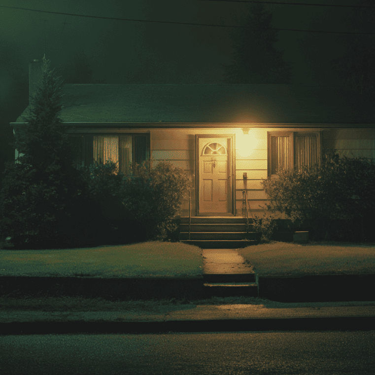 Depiction of the Springfield home where three women disappeared in 1992, representing the Springfield Three case.