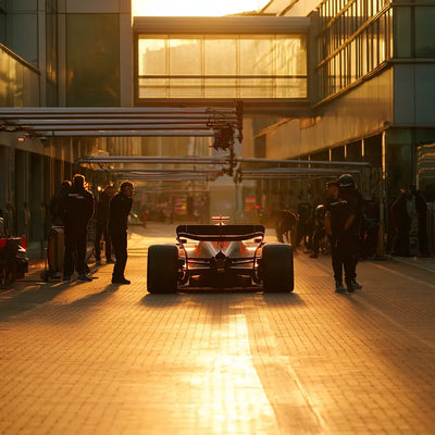 2026 McLaren Formula 1 car being prepared at the Woking facility. 