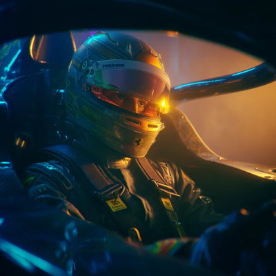 Rookie driver preparing in a 2026 Formula 1 cockpit.