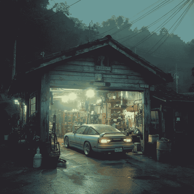  Japanese street racer turned engineer working in an automotive development lab. 
