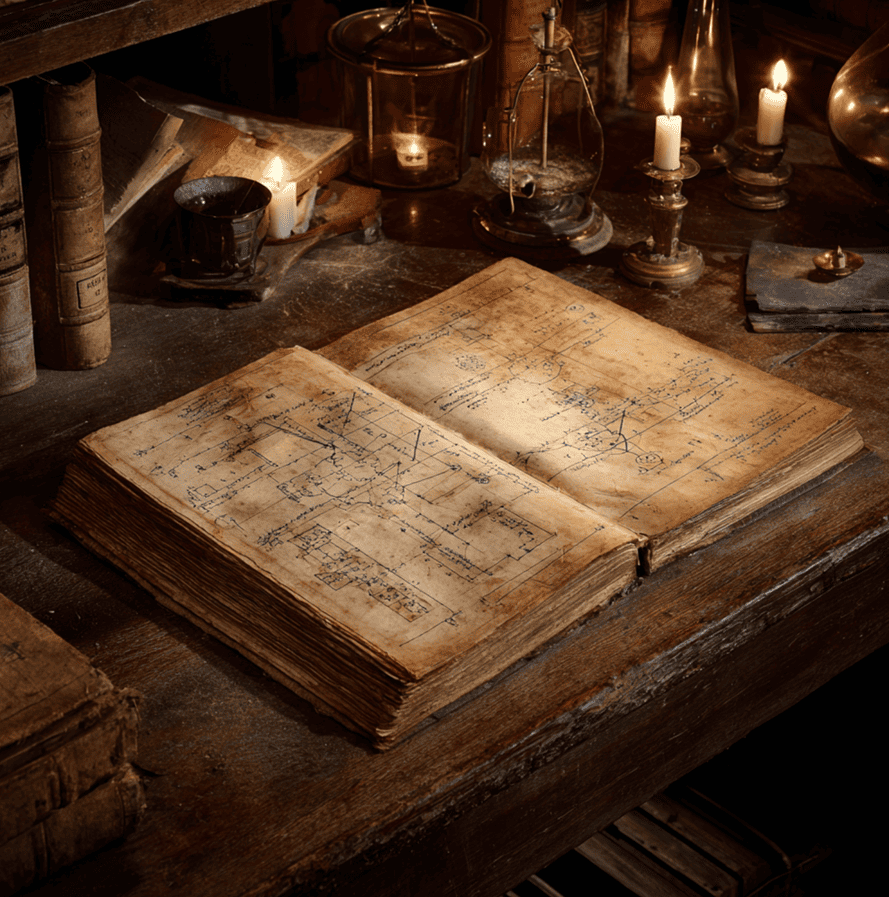 15th-century-style manuscript resembling the rumored royal cookbook that vanished from the Vatican archives.