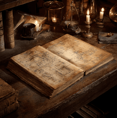 15th-century-style manuscript resembling the rumored royal cookbook that vanished from the Vatican archives.