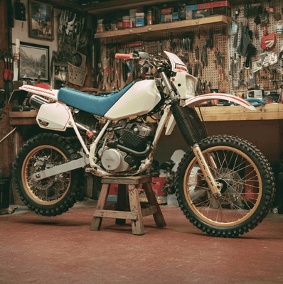 Cannondale MX400 motorcycle showing its unique engineering from the failed Superbike experiment.