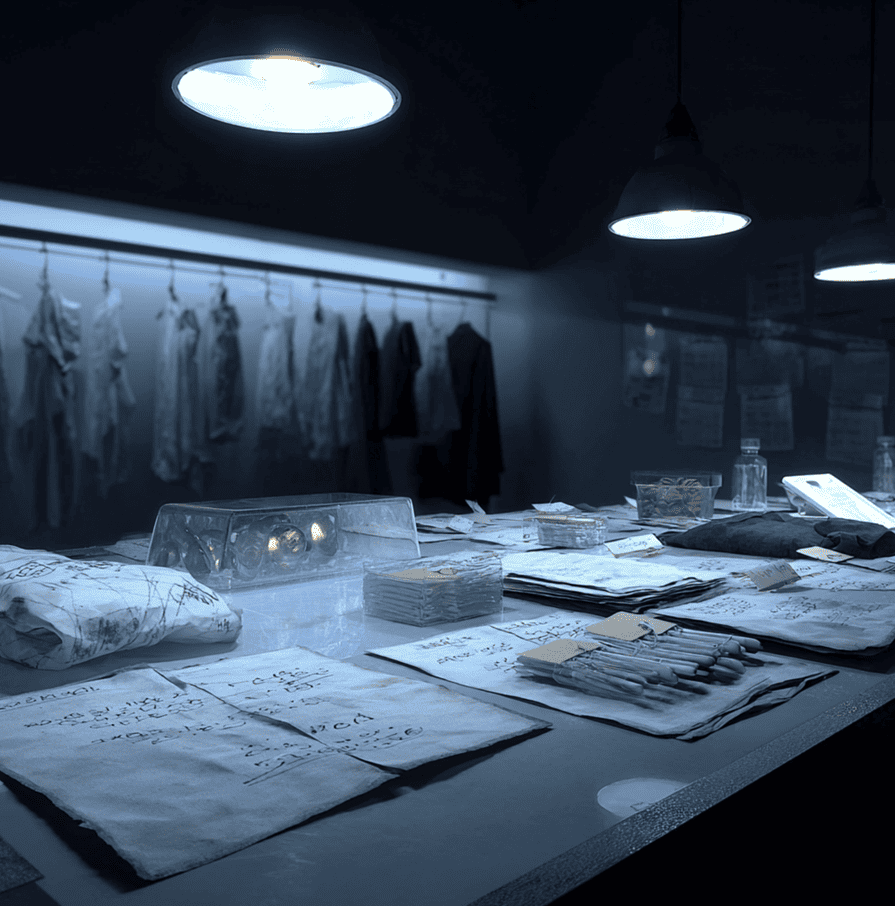 Forensic evidence table referencing DNA controversies in the JonBenét Ramsey investigation.