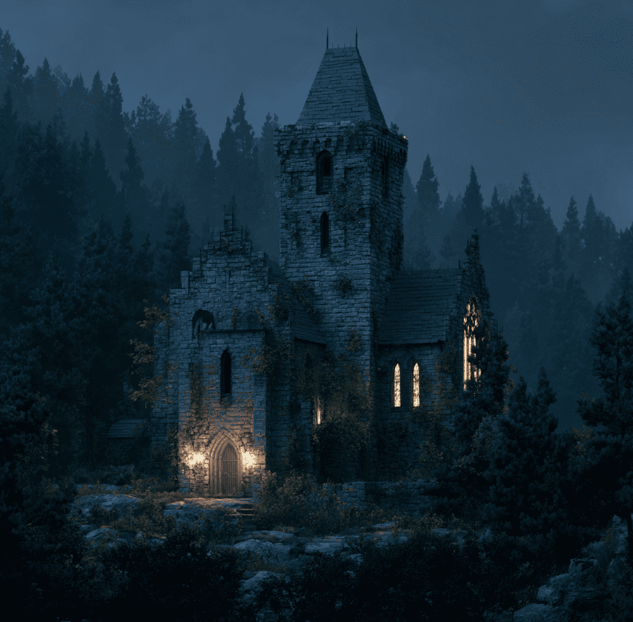 Houska Castle in the Czech Republic, built over a legendary bottomless pit known as a “gateway to Hell.”