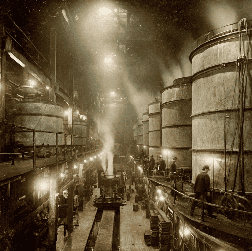 Historic sugar refinery during the purity wars that shaped Domino Sugar’s rise