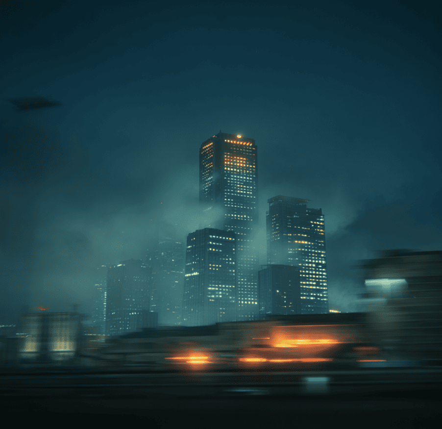 Modern skyscraper shaking at night with no earthquake — unexplained structural oscillation mystery